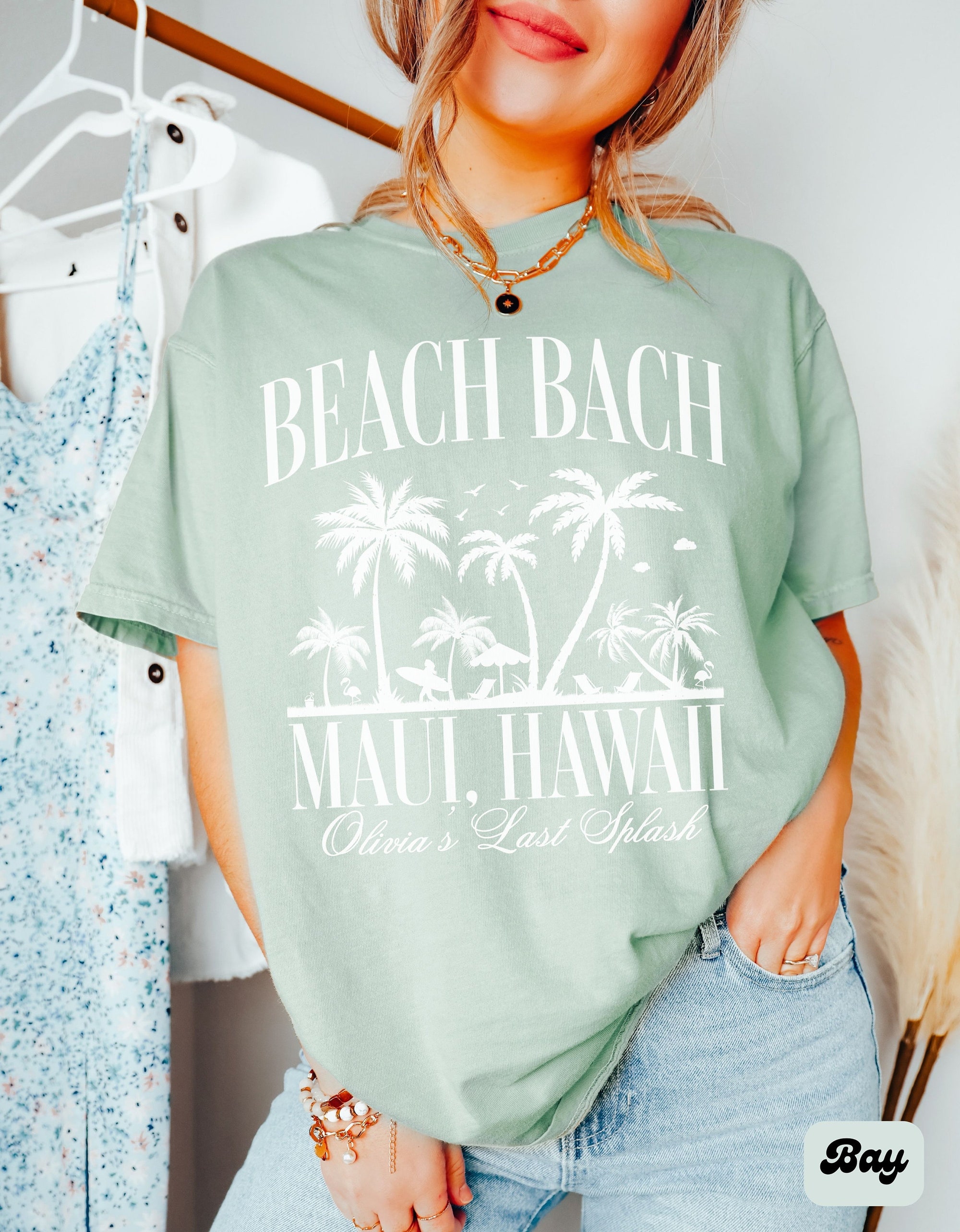 Hawaii Bachelorette: Tropical Bride & Girls Trip Shirts image 6