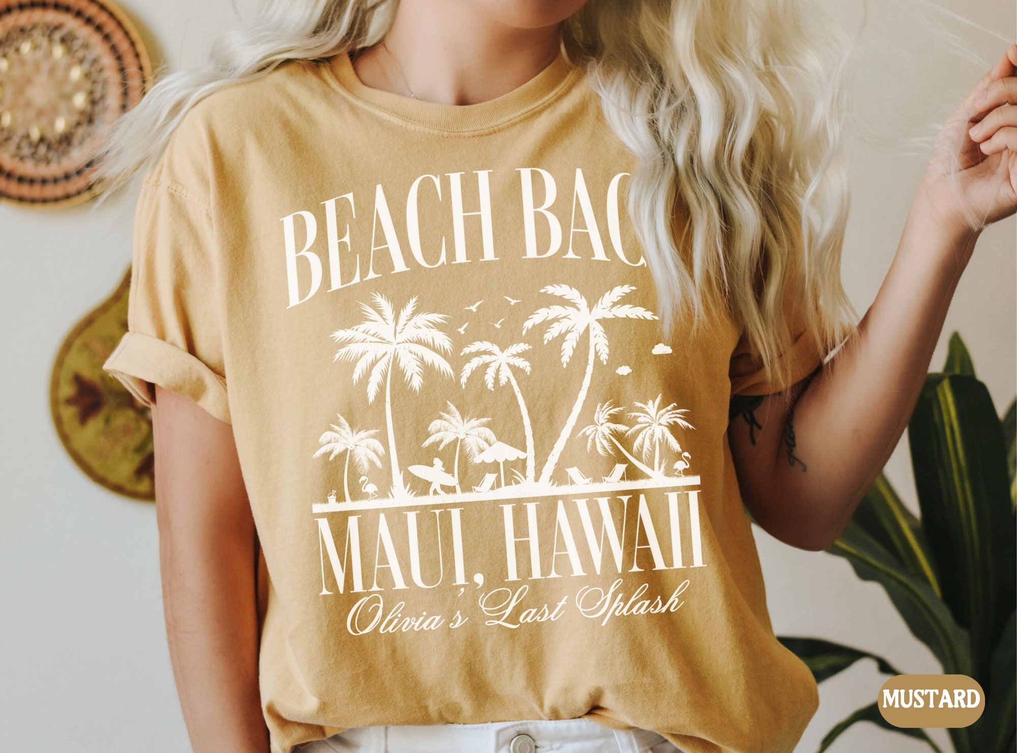 Hawaii Bachelorette: Tropical Bride & Girls Trip Shirts image 7