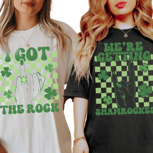 St. Patrick's Bachelorette Shirts - Get Shamrocked Irish Tees image 0