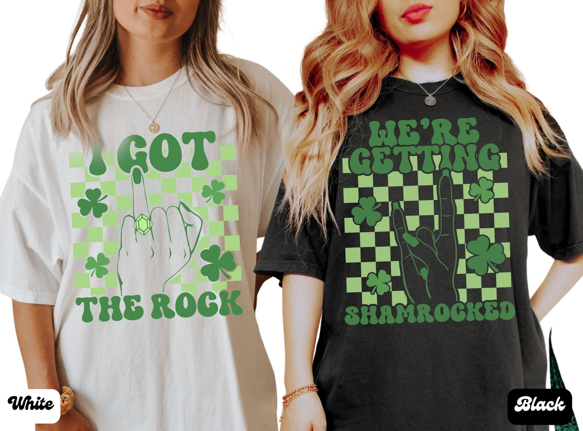 St. Patrick's Bachelorette Shirts - Get Shamrocked Irish Tees image 0