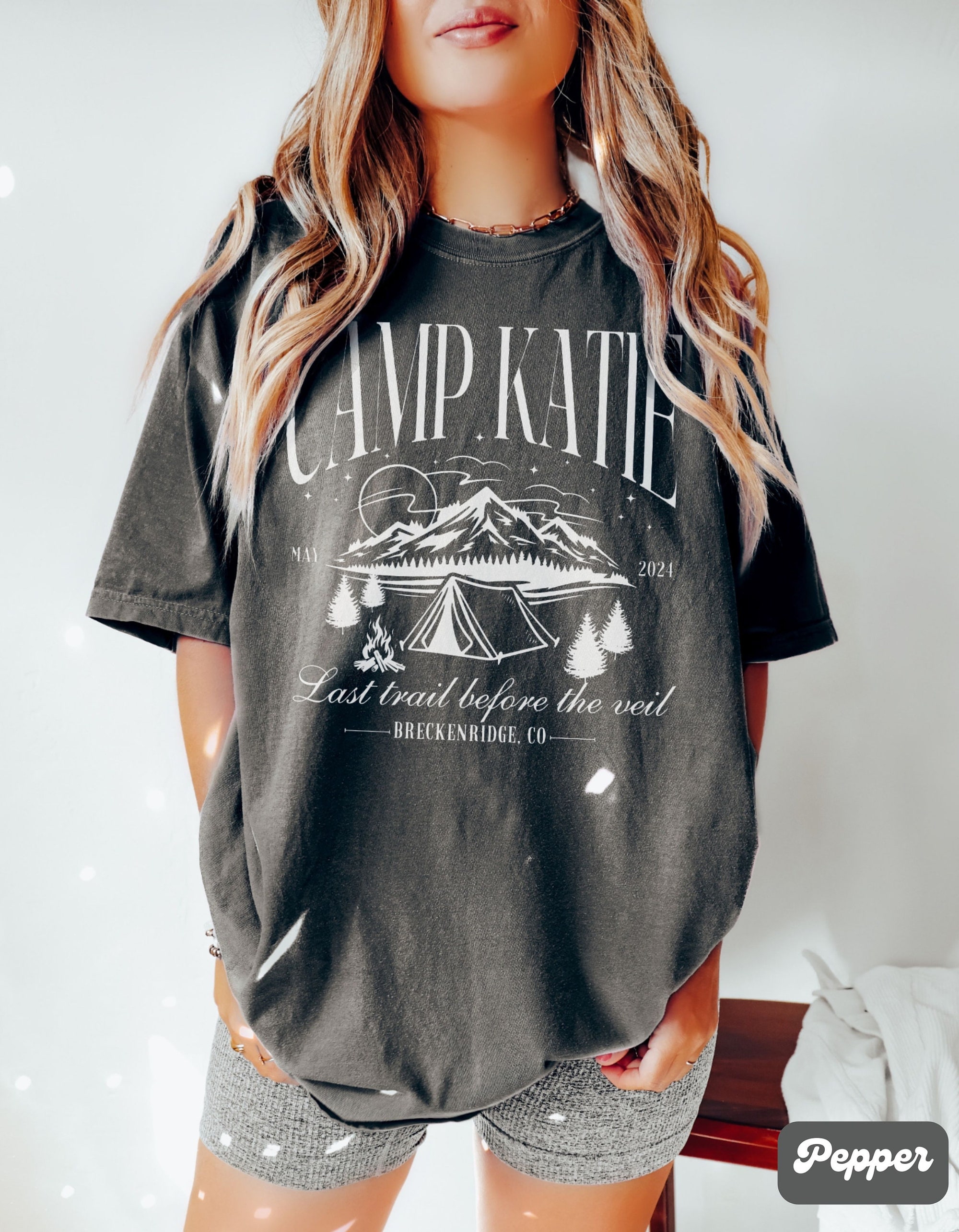 Custom Camp Bachelorette & Mountain Bride Party Tees image 2