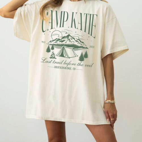 Luxury Camping & Hiking Bachelorette Tees - Mountain Bride Gifts image 0