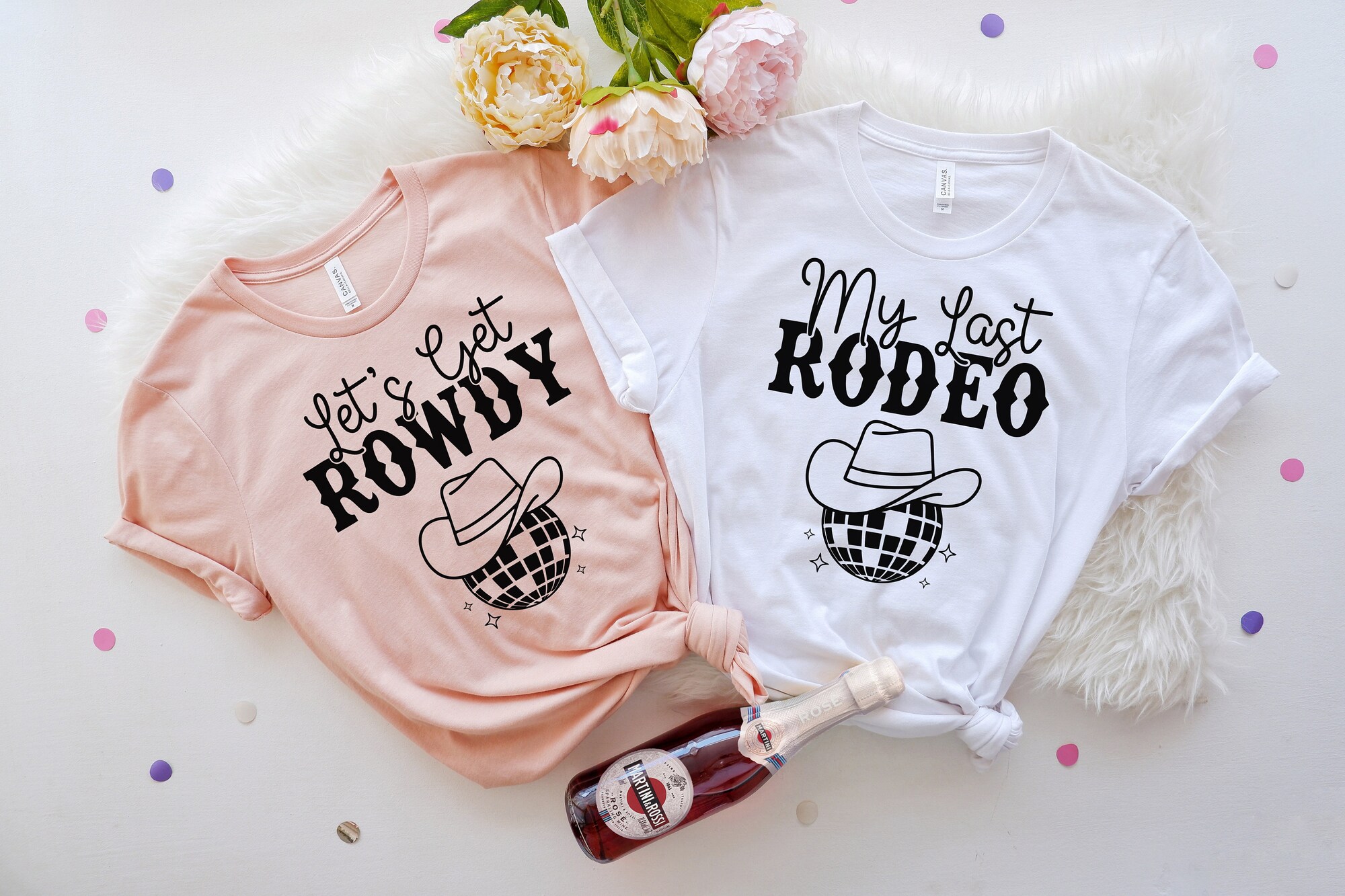 Last Rodeo Bachelorette: Western Shirts Country Wedding Gifts image 1