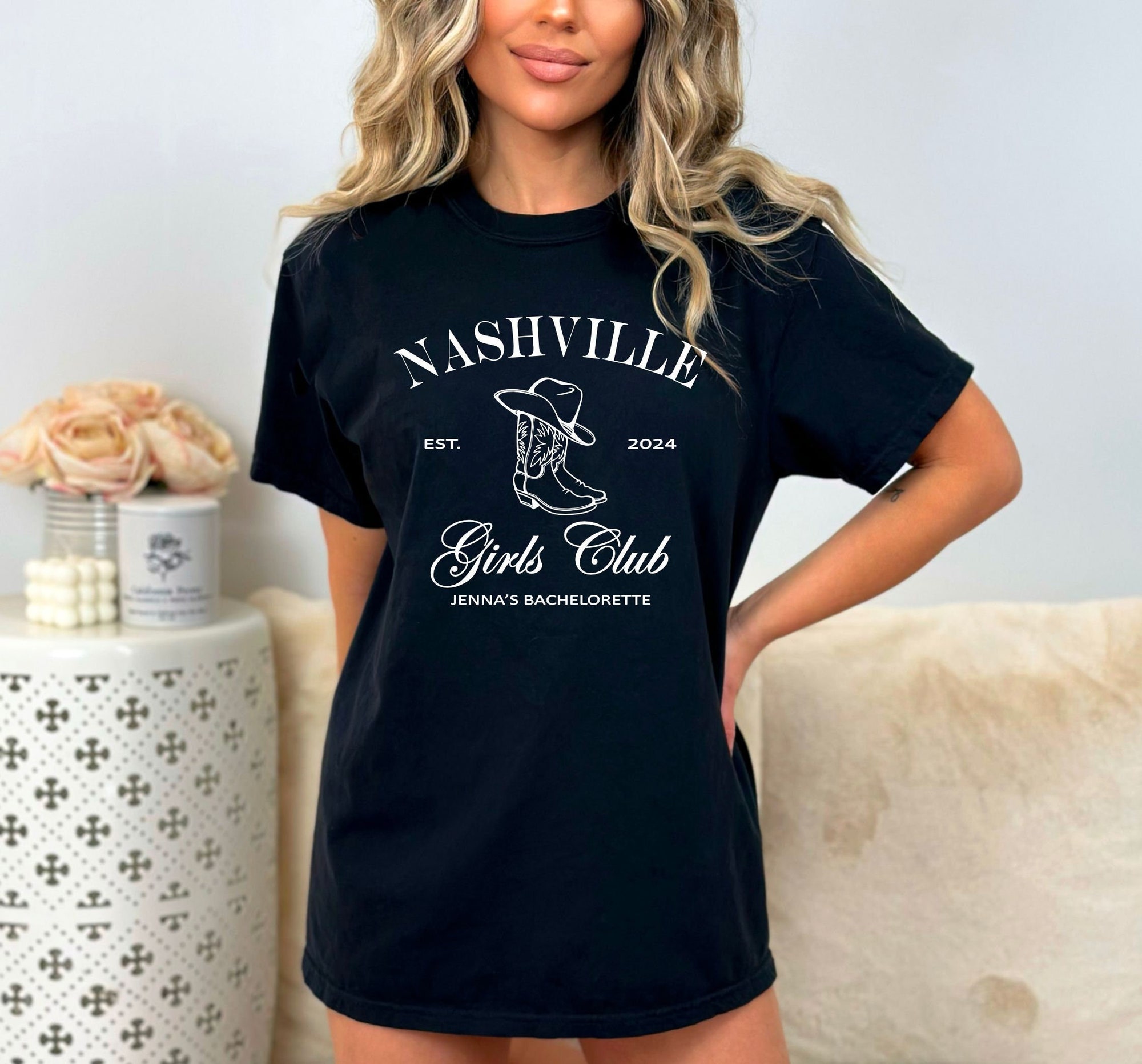 Nashville Bachelorette: Custom Music City Luxury Shirts image 0