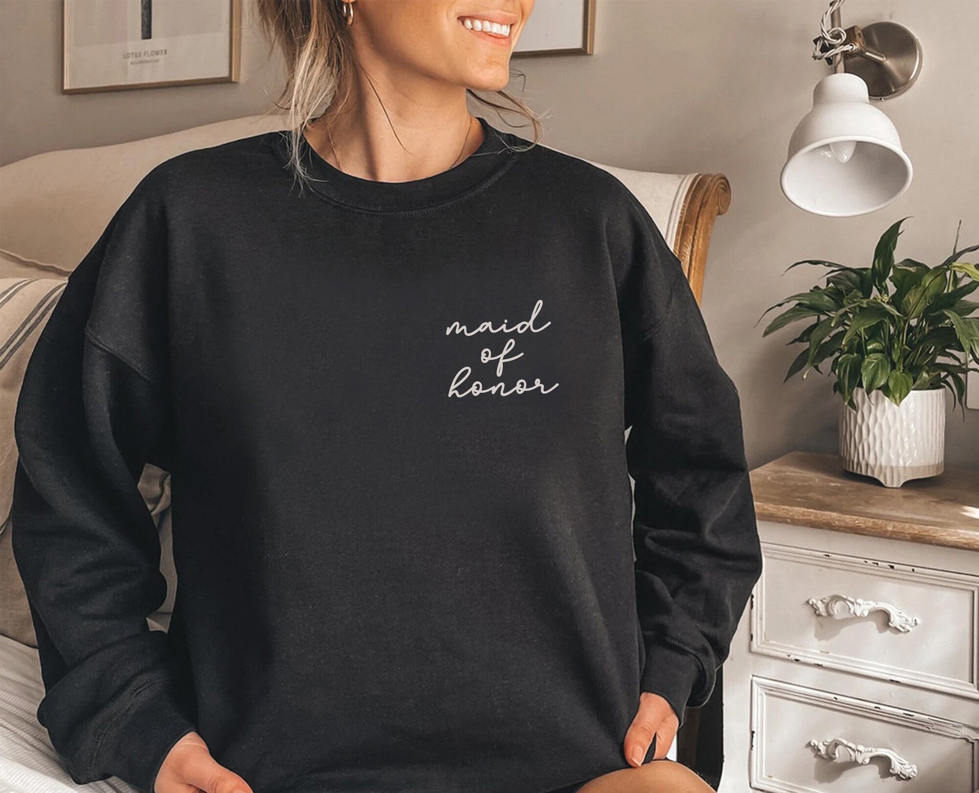 Custom Bachelorette Crewnecks: Maid of Honor & Bridesmaid Gifts image 0