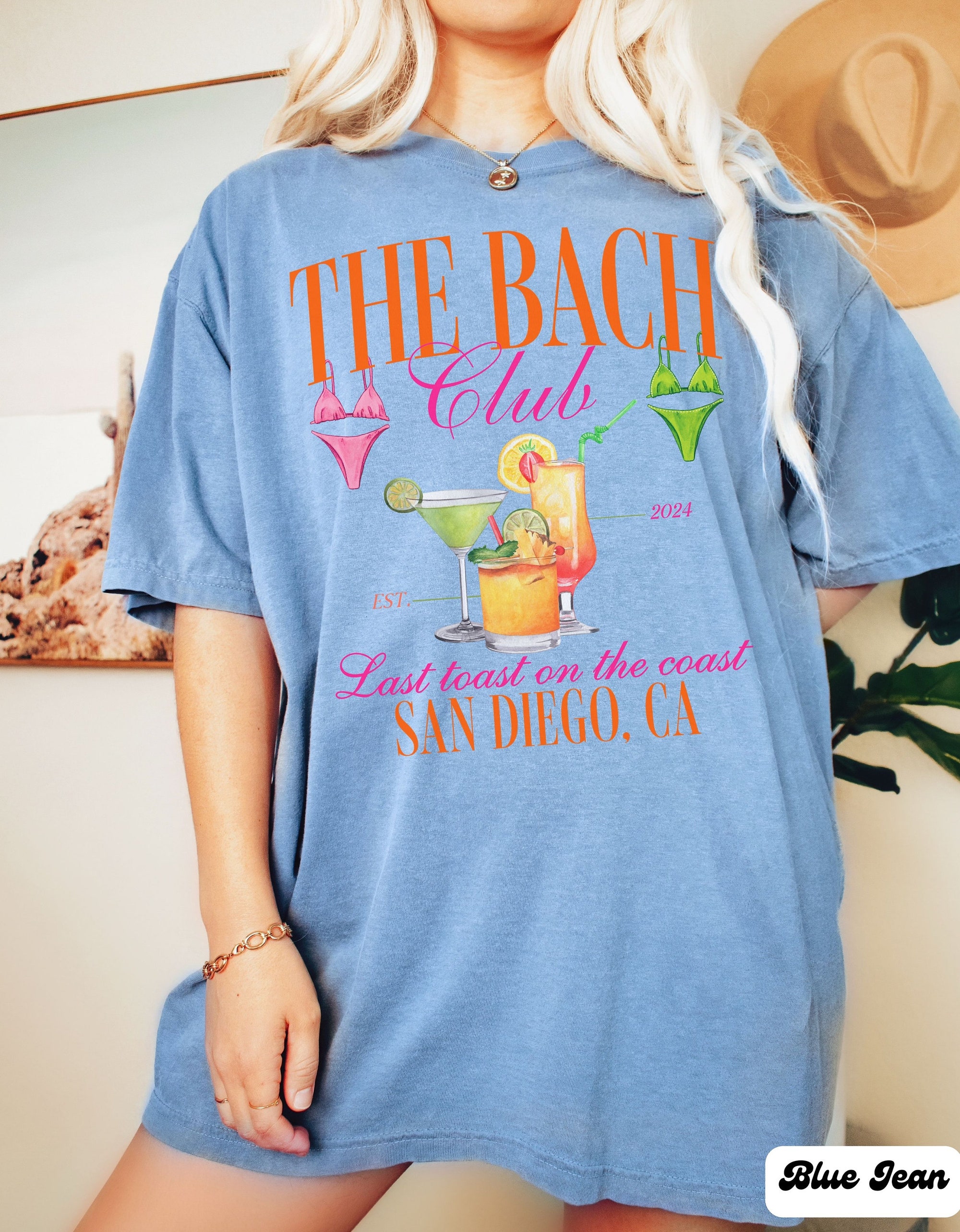 Custom Beach Bachelorette Party Shirts - Last Toast Tees image 6