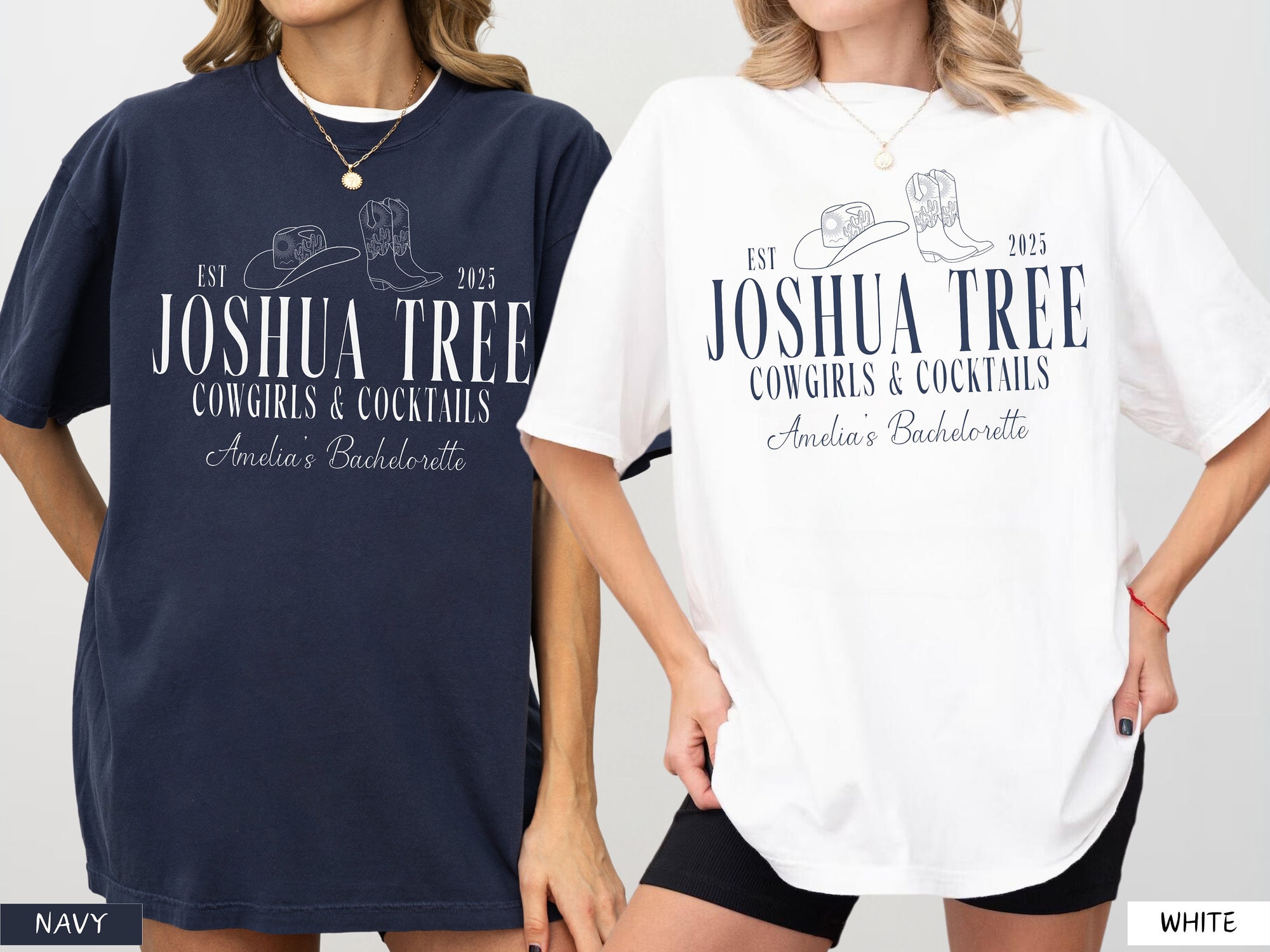 Custom Joshua Tree Bachelorette Party Tree Bach: Custom Tees & Cowgirl Bridal Gifts image 4