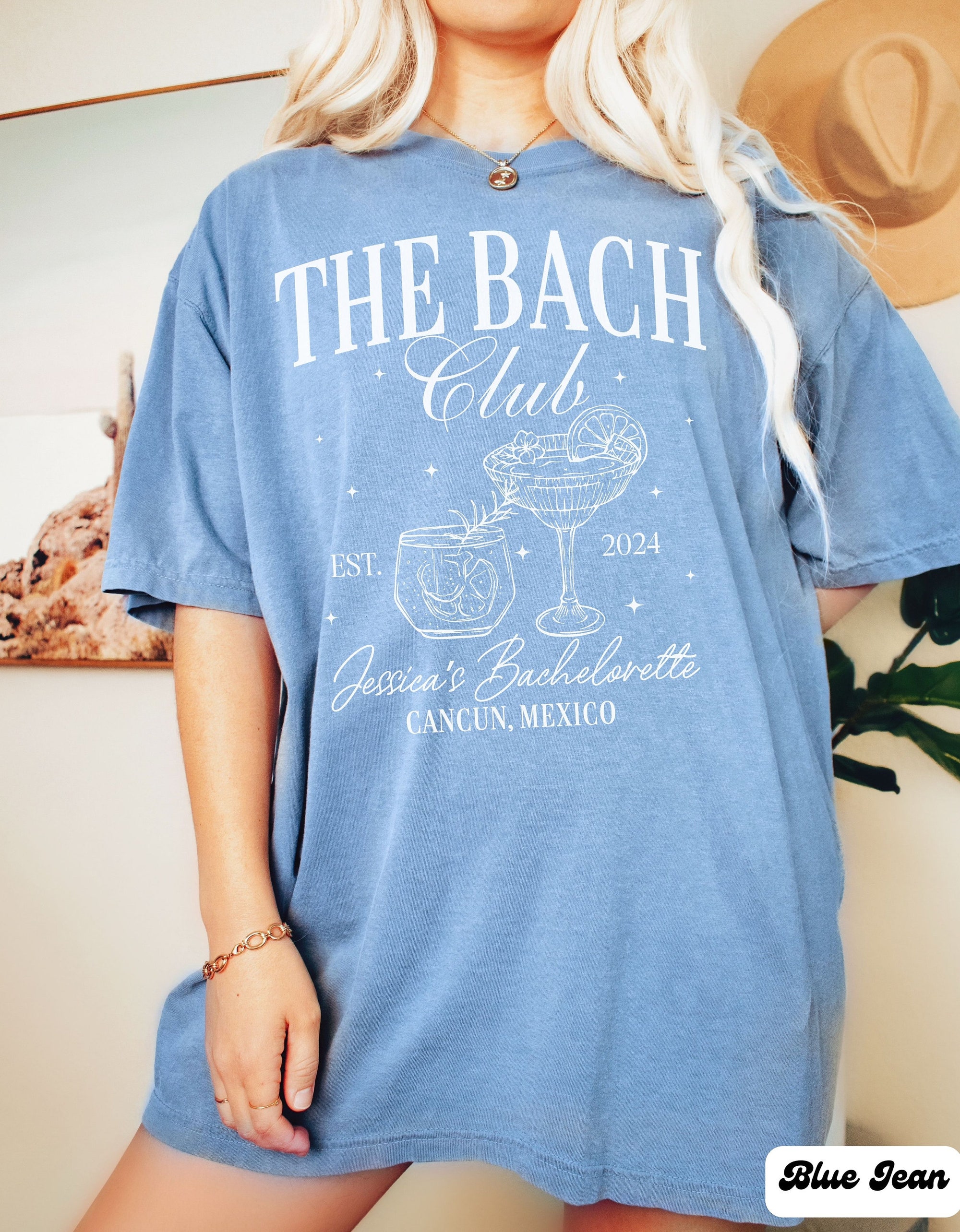 The Bach Club - Custom Beach Bachelorette & Bride Shirts image 6