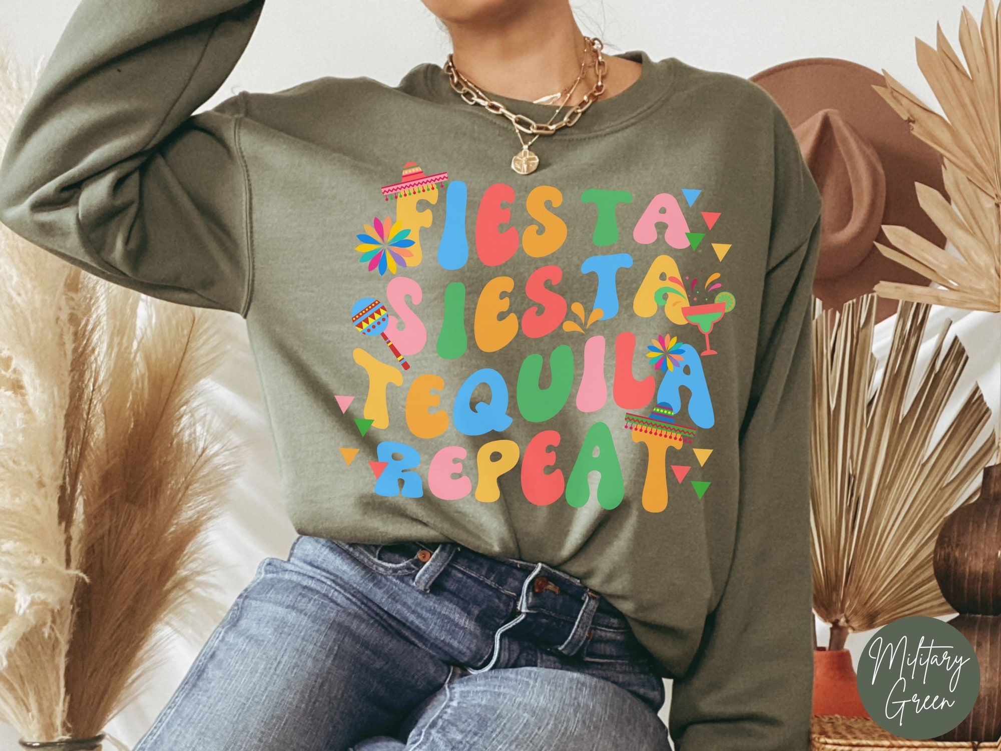 Final Fiesta Bachelorette Sweatshirts - Funny Mexico Bridal Tees image 6