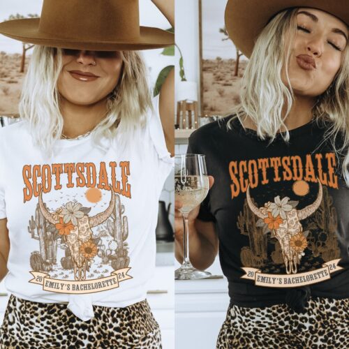 Retro Scottsdale Bachelorette & Arizona Bach Trip Shirts image 0