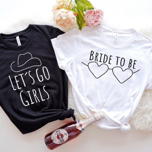 Cowgirl Bachelorette: Bride-To-Be & Bridal Party Shirts Wedding Gifts image 0