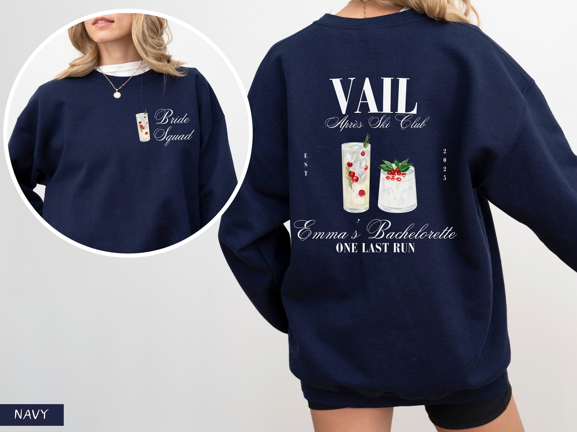 Aspen Ski Bachelorette: Custom Shirts & Sweatshirts image 1