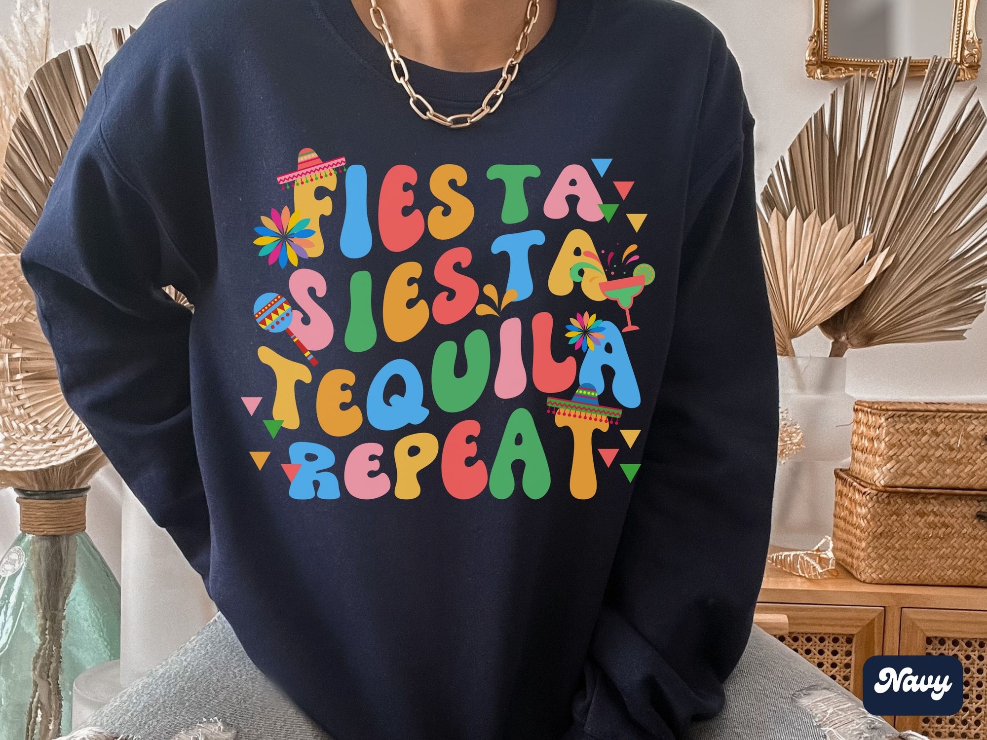 Final Fiesta Bachelorette Sweatshirts - Funny Mexico Bridal Tees image 2