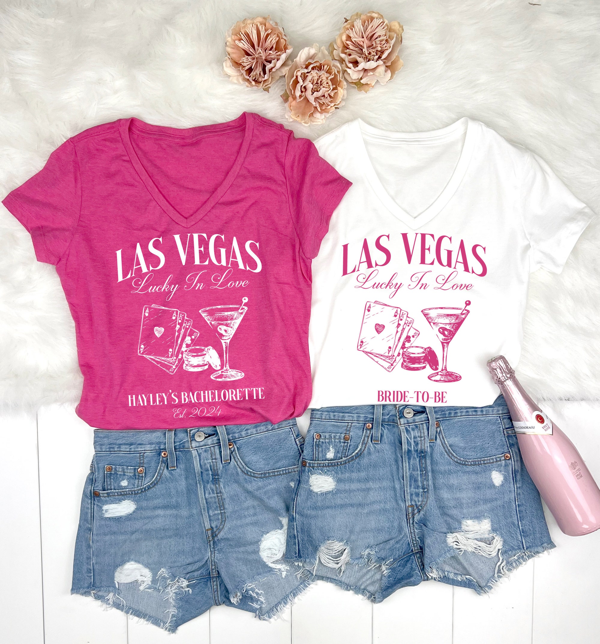 Las Vegas Bachelorette: Lucky In Love T-Shirt & Bride Gear image 1