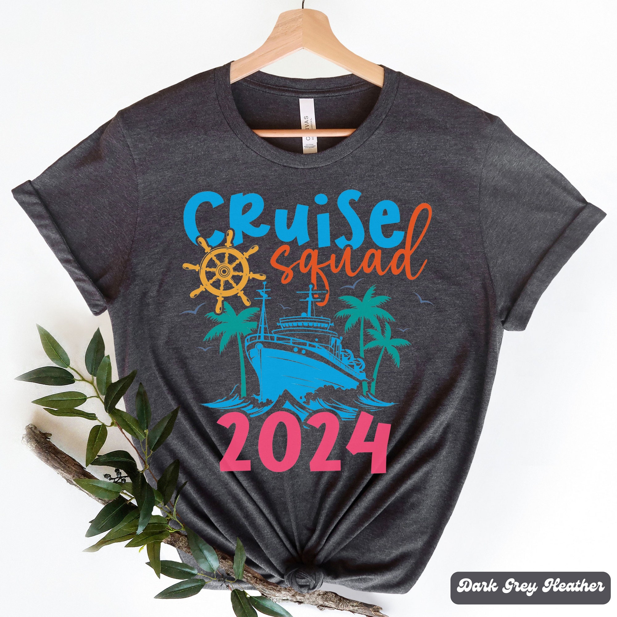 Cruise 2024 Squad Shirts - Family & Bachelorette Beach Tees image 3