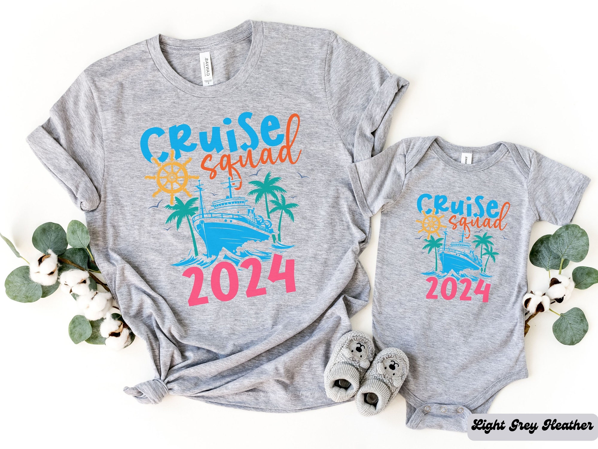 Cruise 2024 Squad Shirts - Family & Bachelorette Beach Tees image 5