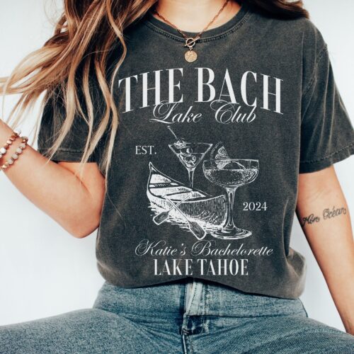 Lake & Camp Bachelorette Shirts - Custom Hiking Girls Trip Tees image 0