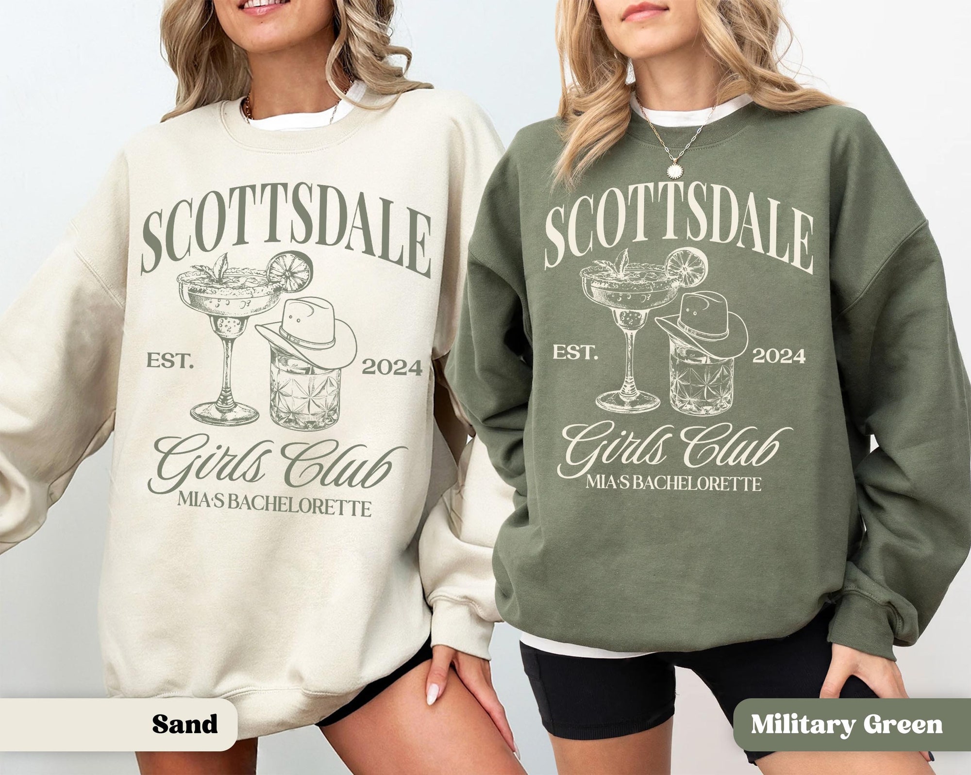 Scottsdale Desert Bachelorette Sweatshirts: Custom & Luxury image 1