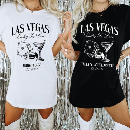 Las Vegas Bachelorette: Lucky In Love T-Shirt & Bride Gear image 0