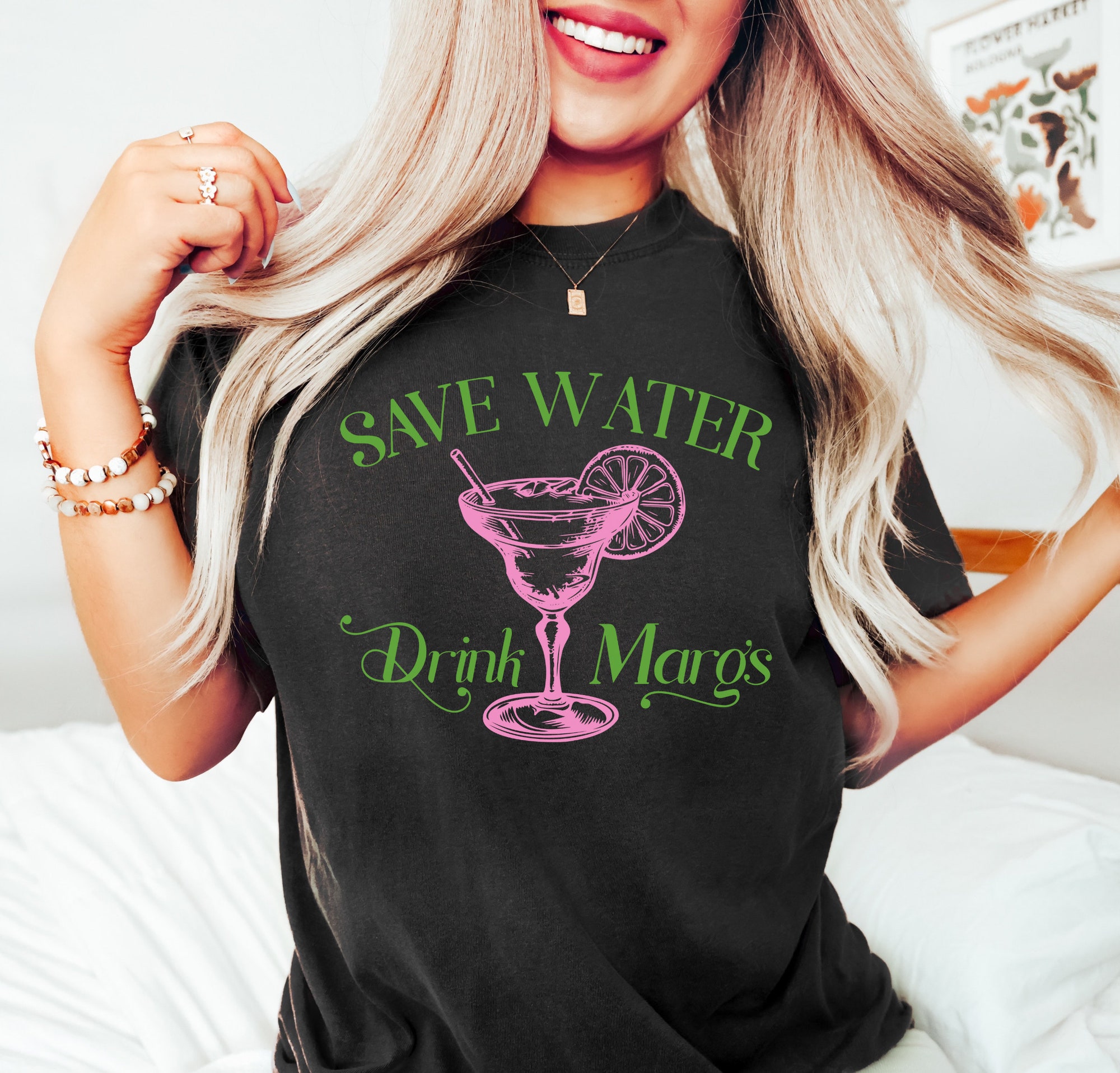 Drink Margs Tee - Margarita Bachelorette & Tequila Lover Shirt image 1