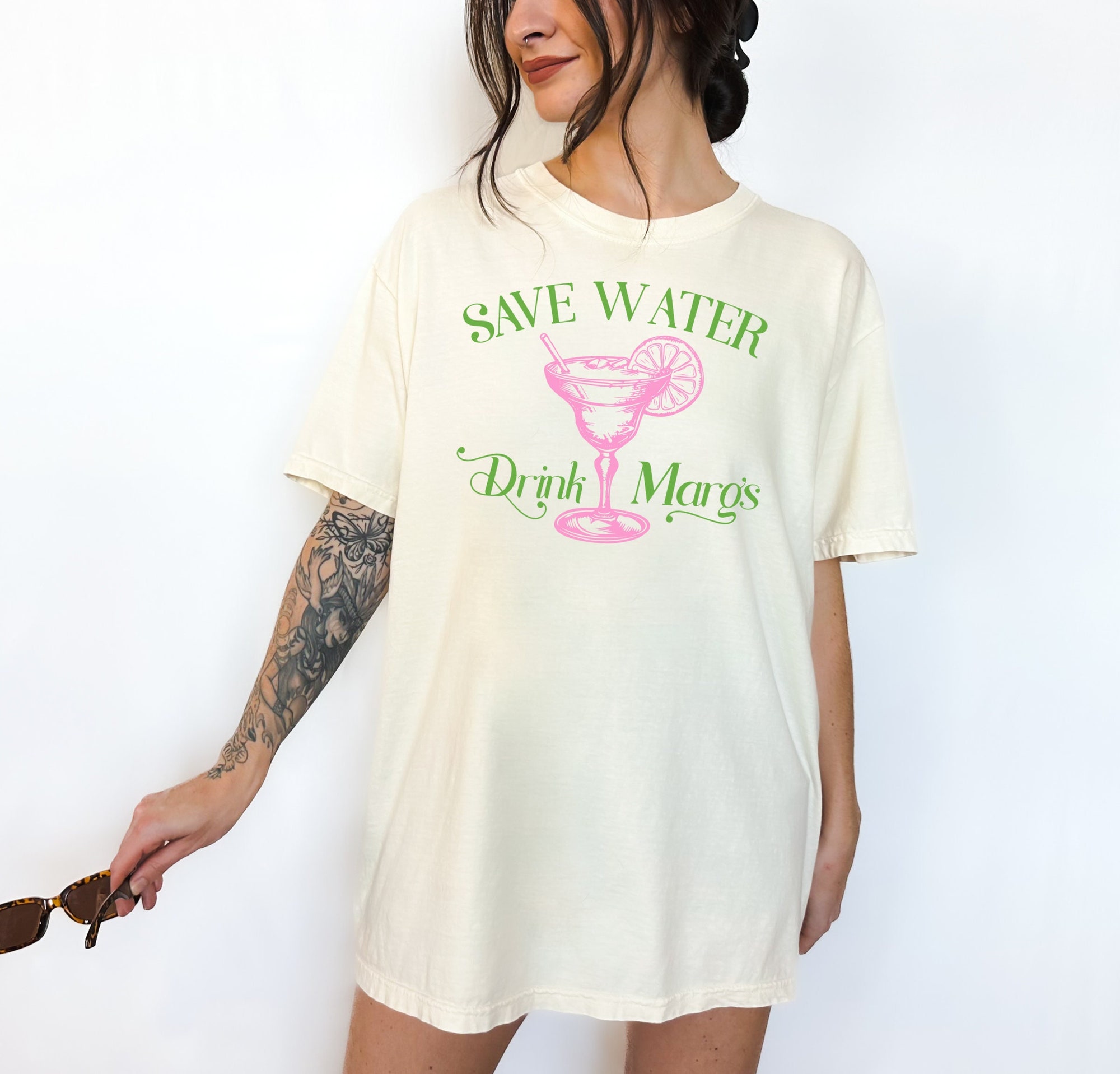 Drink Margs Tee - Margarita Bachelorette & Tequila Lover Shirt image 0