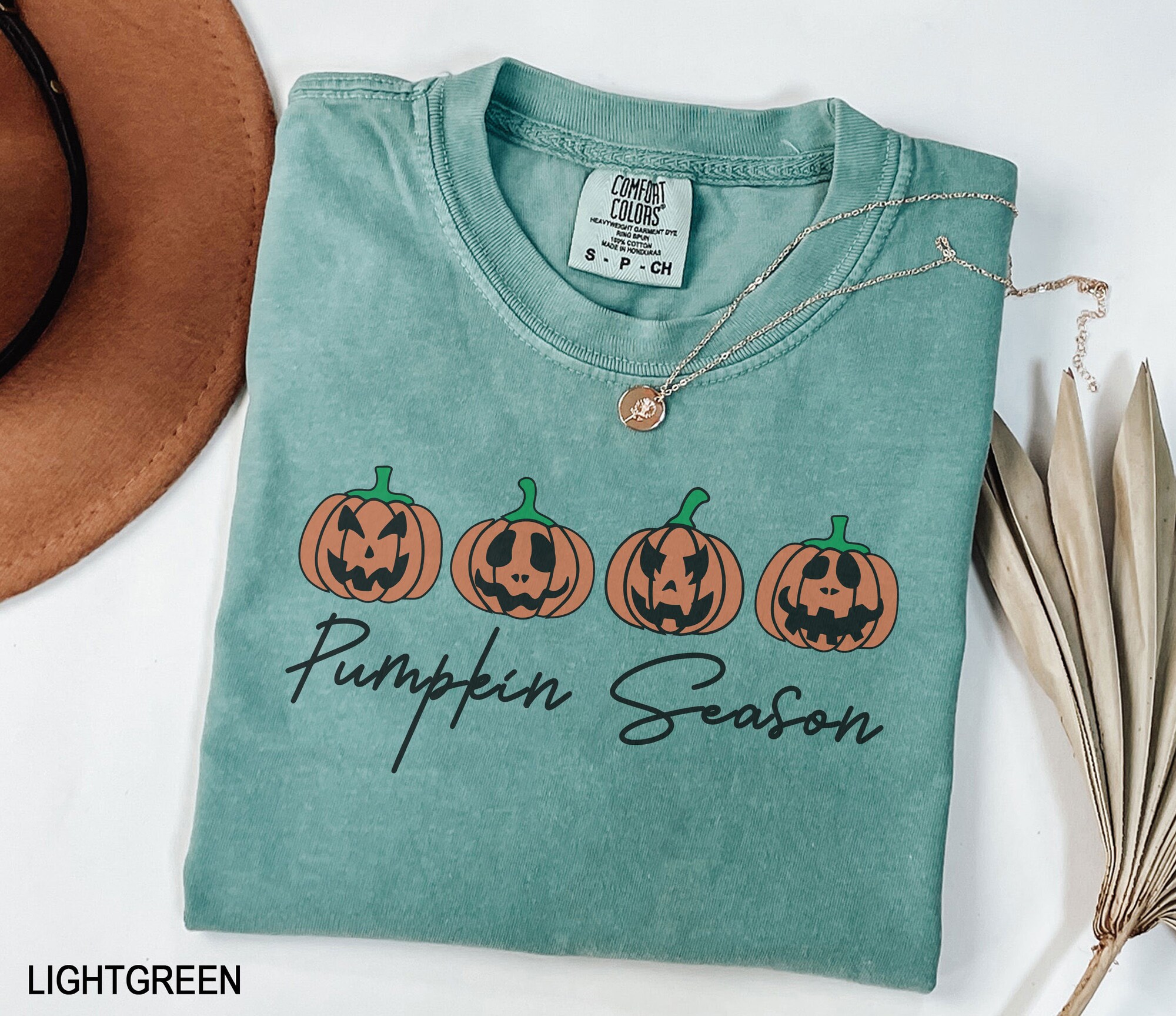 Pumpkin Season T-Shirt | Funny Spooky Tee | Minimalist Halloween Gift image 3