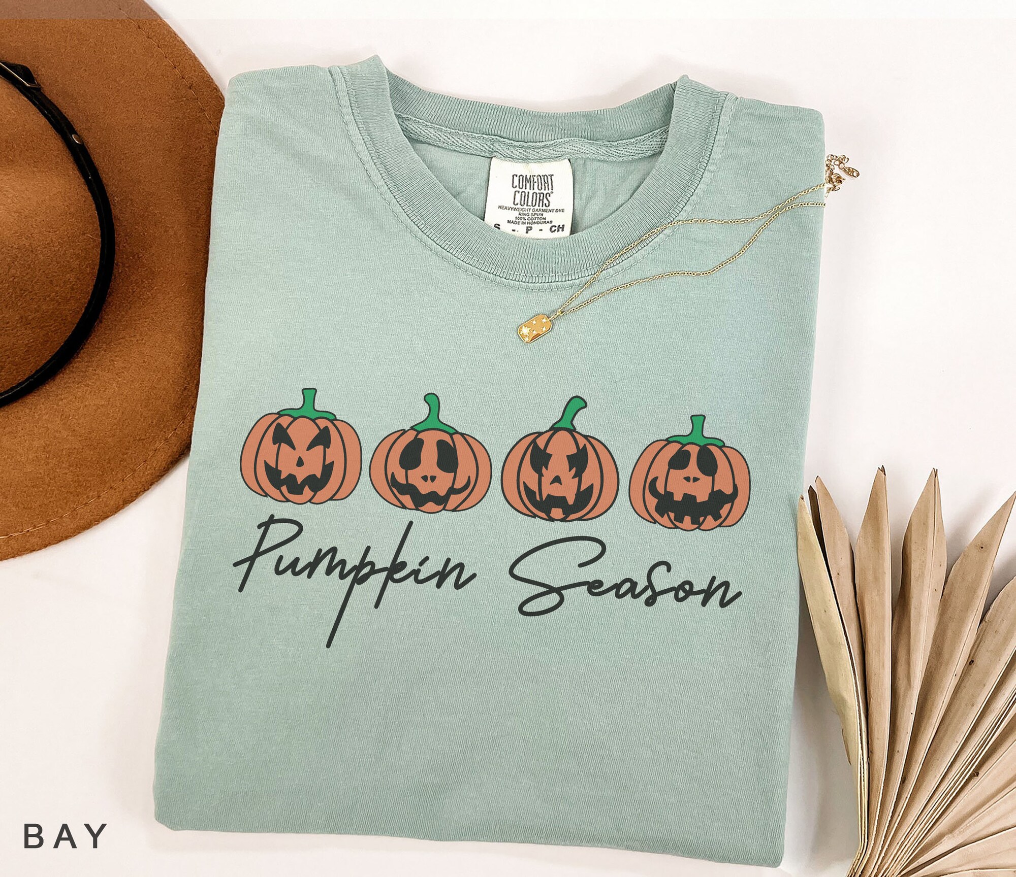 Pumpkin Season T-Shirt | Funny Spooky Tee | Minimalist Halloween Gift image 7