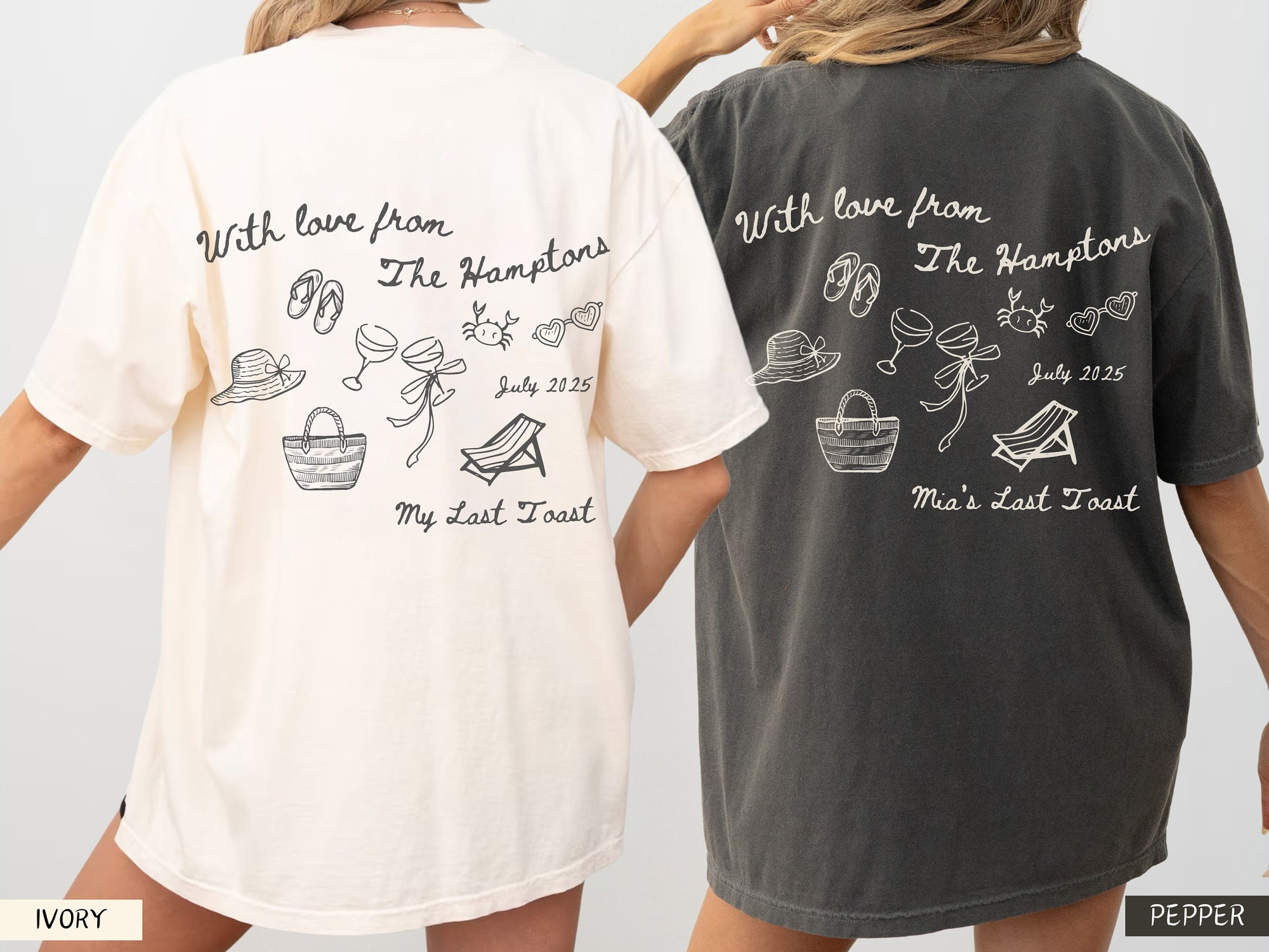 Coastal Themed Bachelorette Party Beach Bach: Custom Shirts & Last Coast Toast Gifts image 7