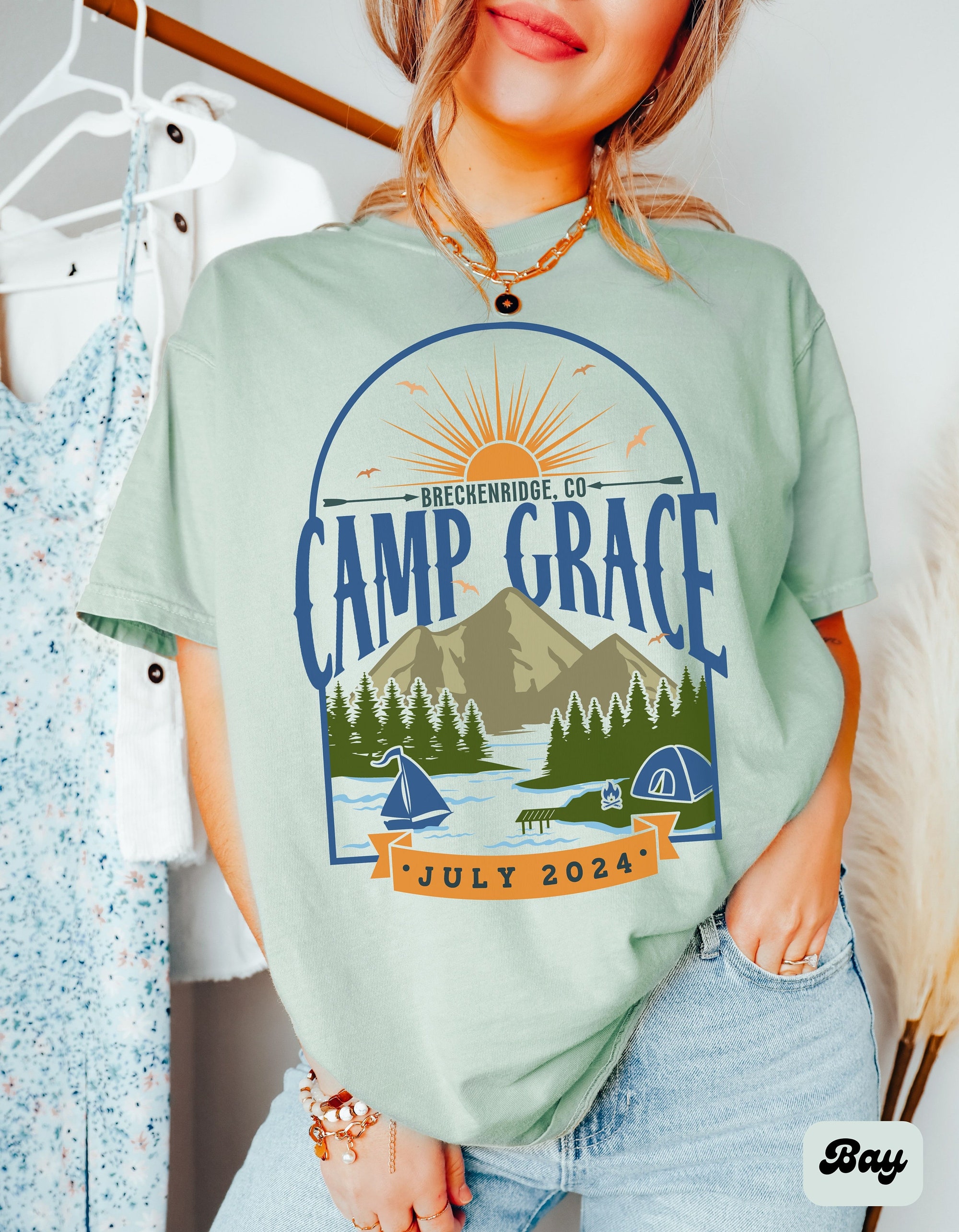 Camp & Lake Bachelorette Party Shirts - Trail Before Veil Tees image 4