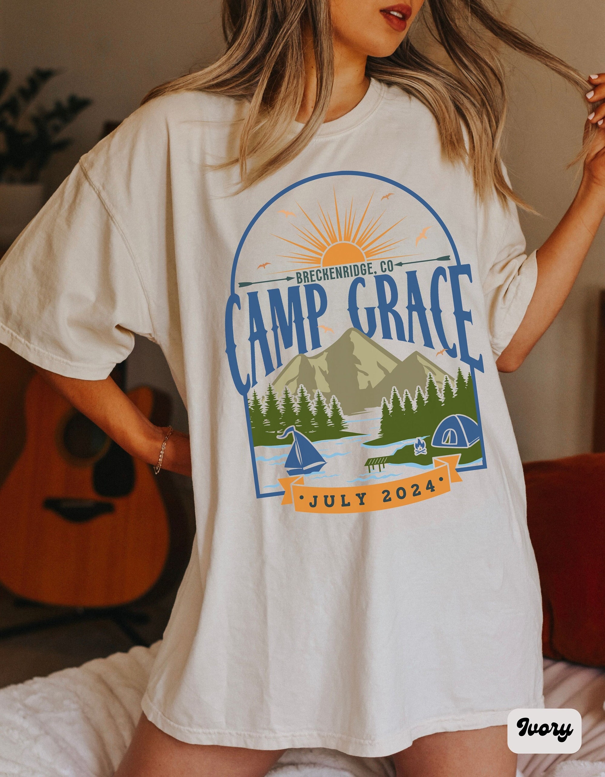 Camp & Lake Bachelorette Party Shirts - Trail Before Veil Tees image 0