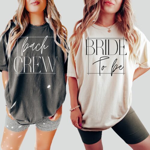 Bach Crew: Bachelorette Party Shirts Bride-to-Be & Engagement Gifts image 0