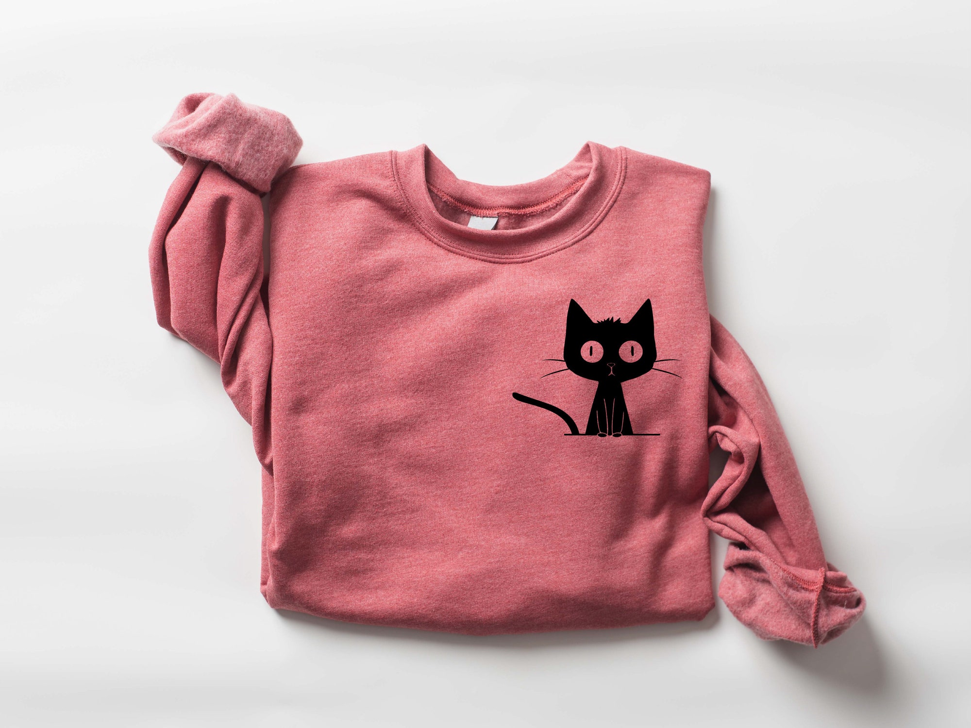 Cute Cat Halloween Sweatshirt: Women's Gift for Spooky Season image 4