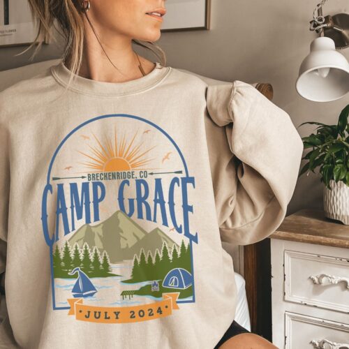 Last Trail Before The Veil: Bachelorette Camping Shirts image 0