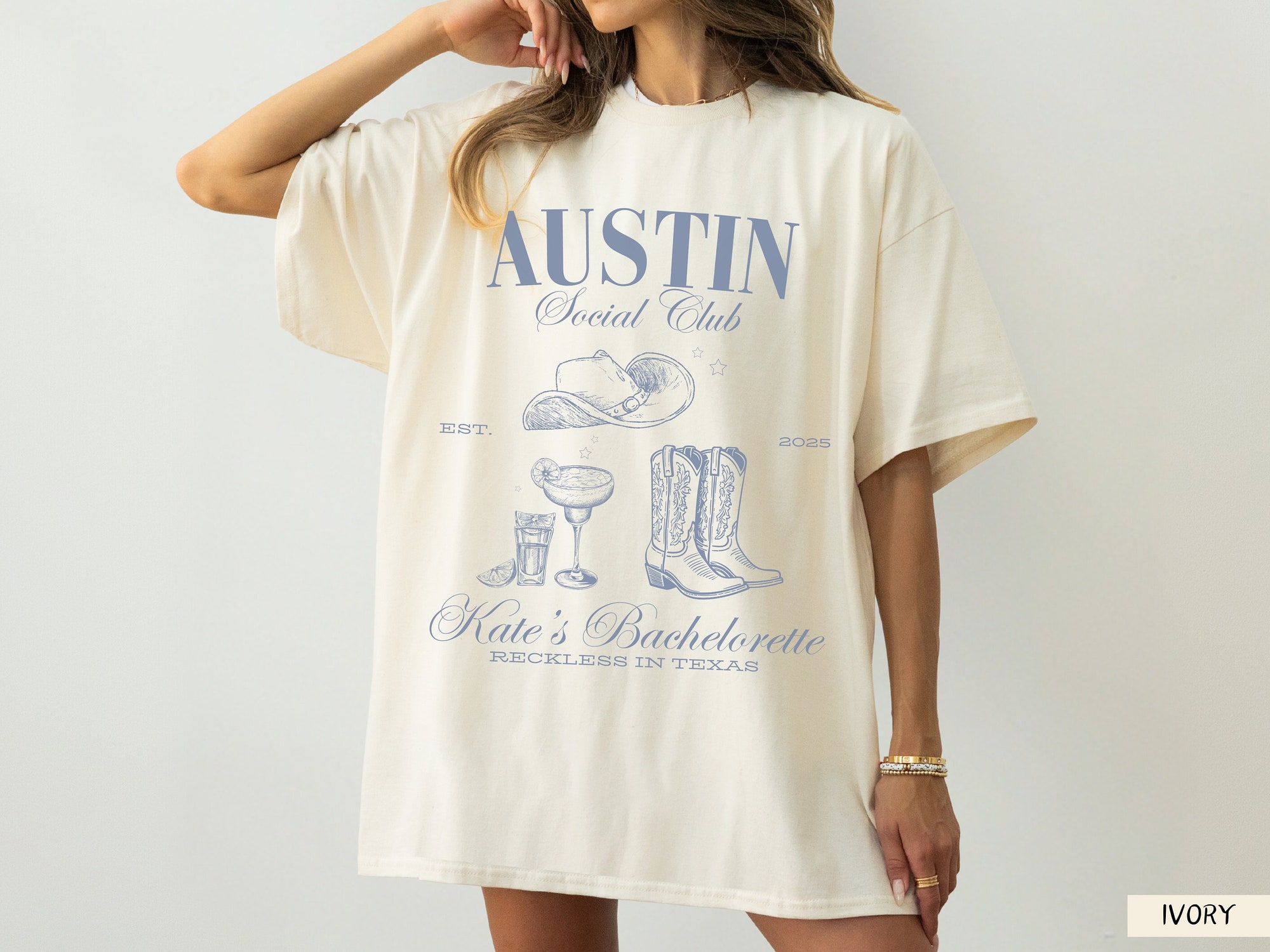 Western Bachelorette Party: Luxe Austin Shirts & Bridal Tees image 6