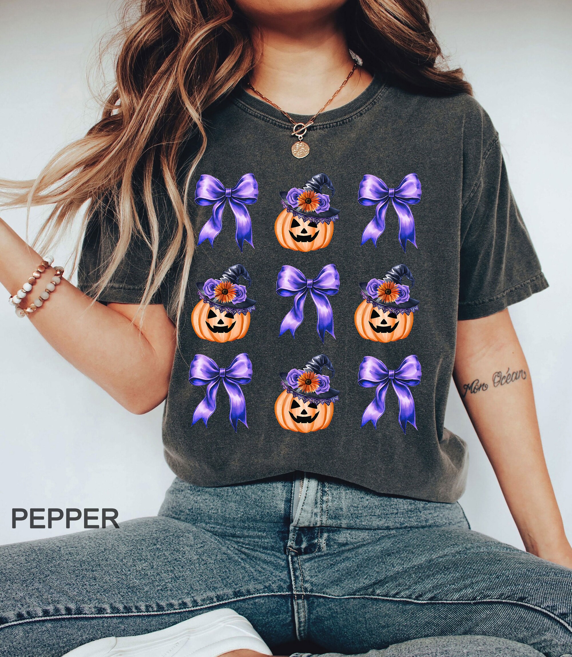 Halloween Pumpkin Shirt | Minimalist Spicy Pumpkin Tee Gift image 6