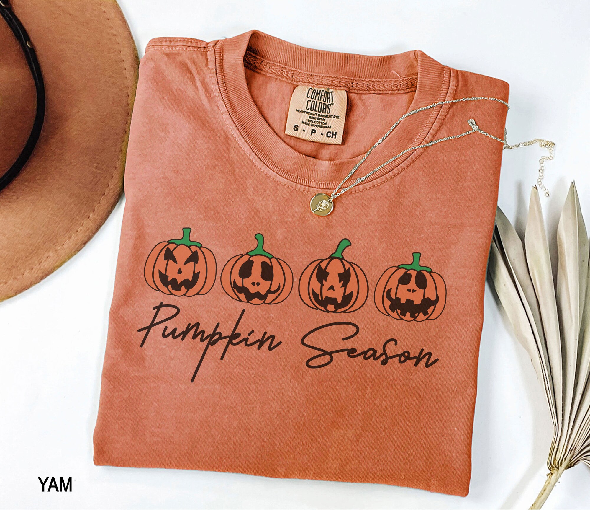 Pumpkin Season T-Shirt | Funny Spooky Tee | Minimalist Halloween Gift image 5