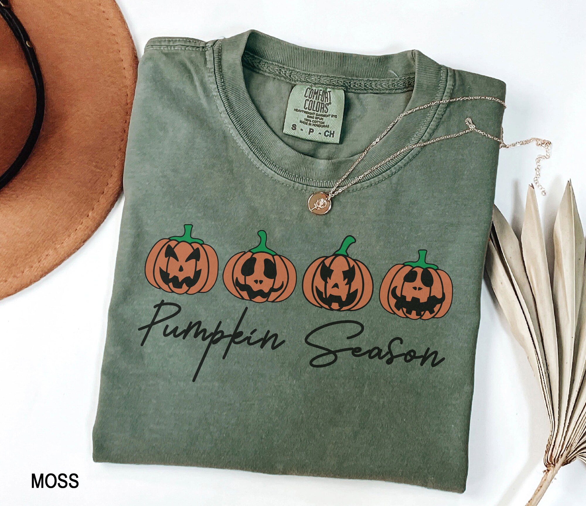 Pumpkin Season T-Shirt | Funny Spooky Tee | Minimalist Halloween Gift image 8