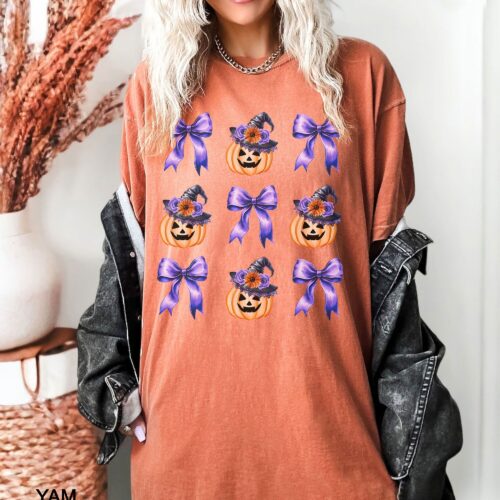 Halloween Pumpkin Shirt | Minimalist Spicy Pumpkin Tee Gift image 0