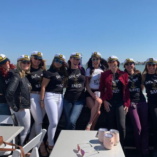 Navy Nauti Bachelorette: Matching Cruise & Wedding Shirts image 0