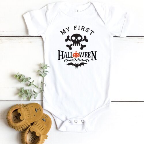 My First Halloween Shirt, Halloween Shirt, 1st Halloween Shirt, Halloween Onesie, My 1st Halloween Tshirt, Halloween Toddler Shirt, Baby Tee image 0