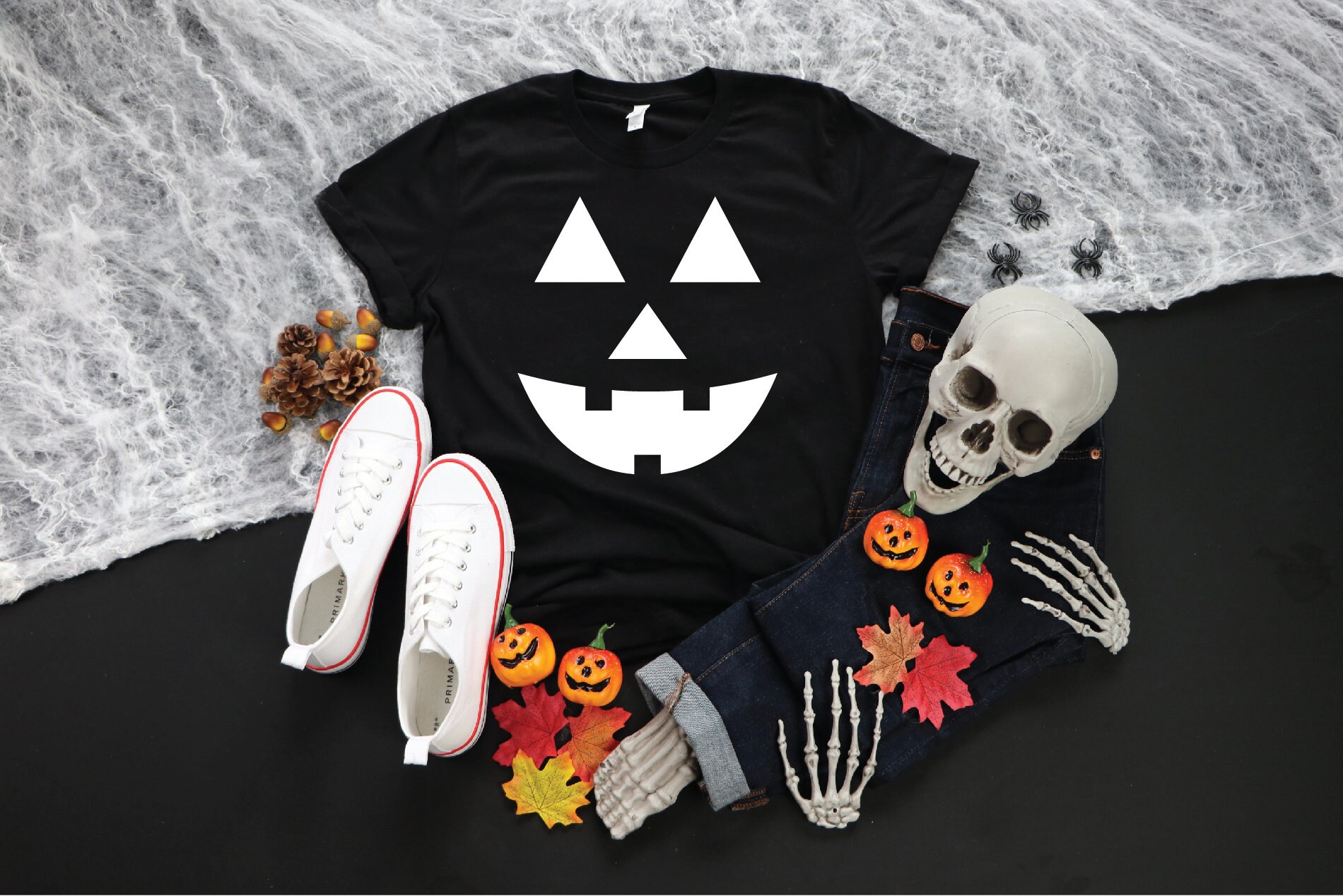 Pumpkin Halloween Shirt for Girlfriend & Mom: Perfect Party Outfit image 1