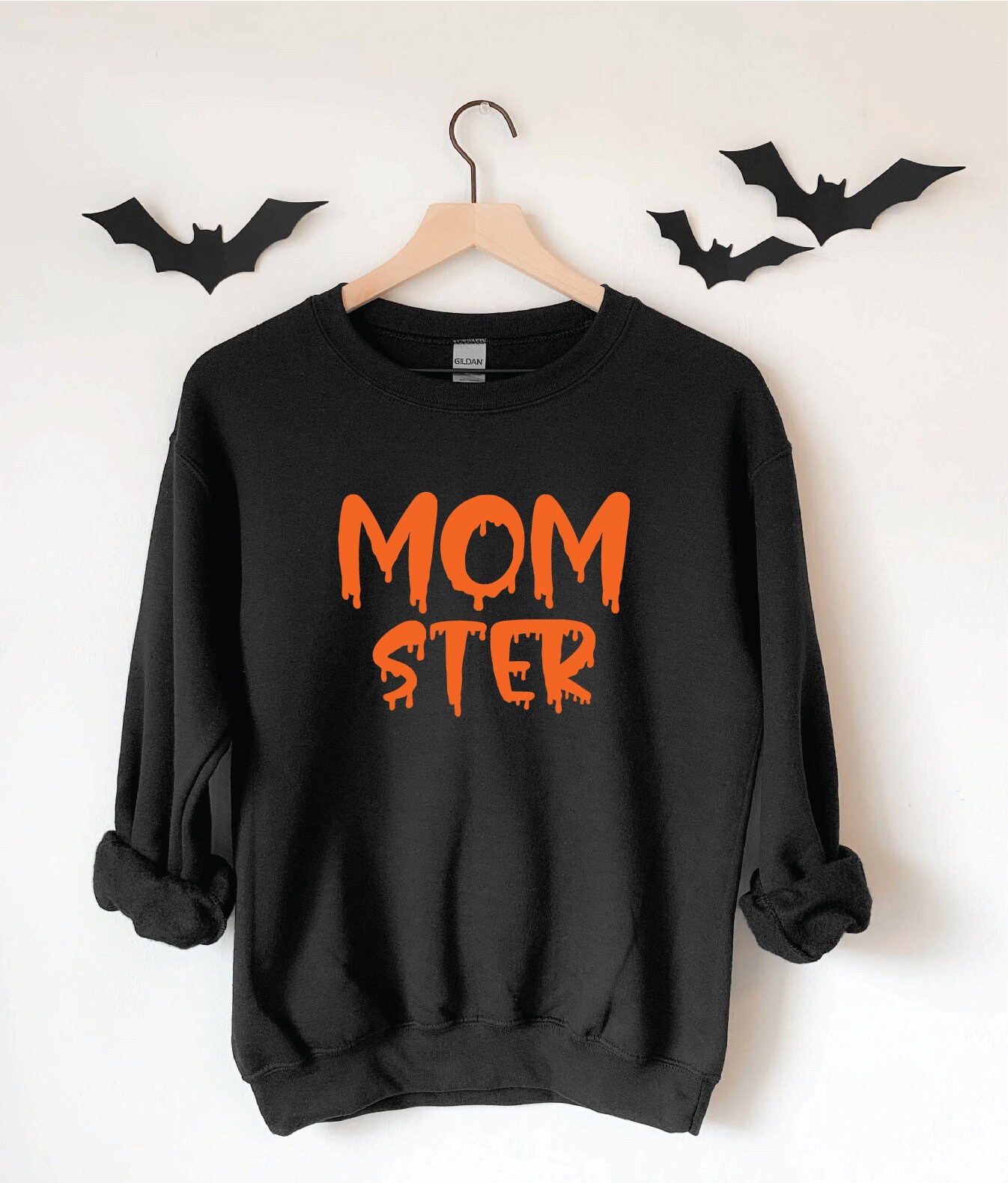 Momster: Funny Women's Halloween Sweatshirt & Sweater image 3