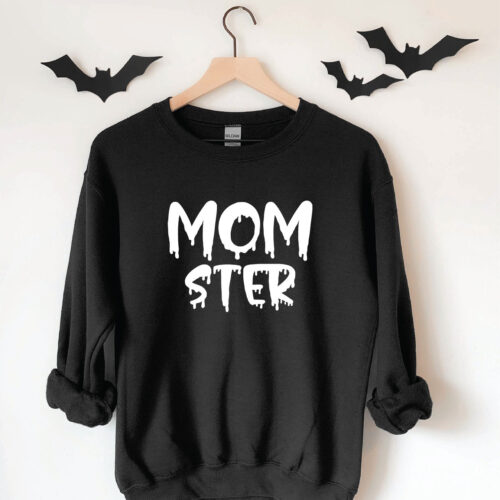 Momster: Funny Women's Halloween Sweatshirt & Sweater image 0