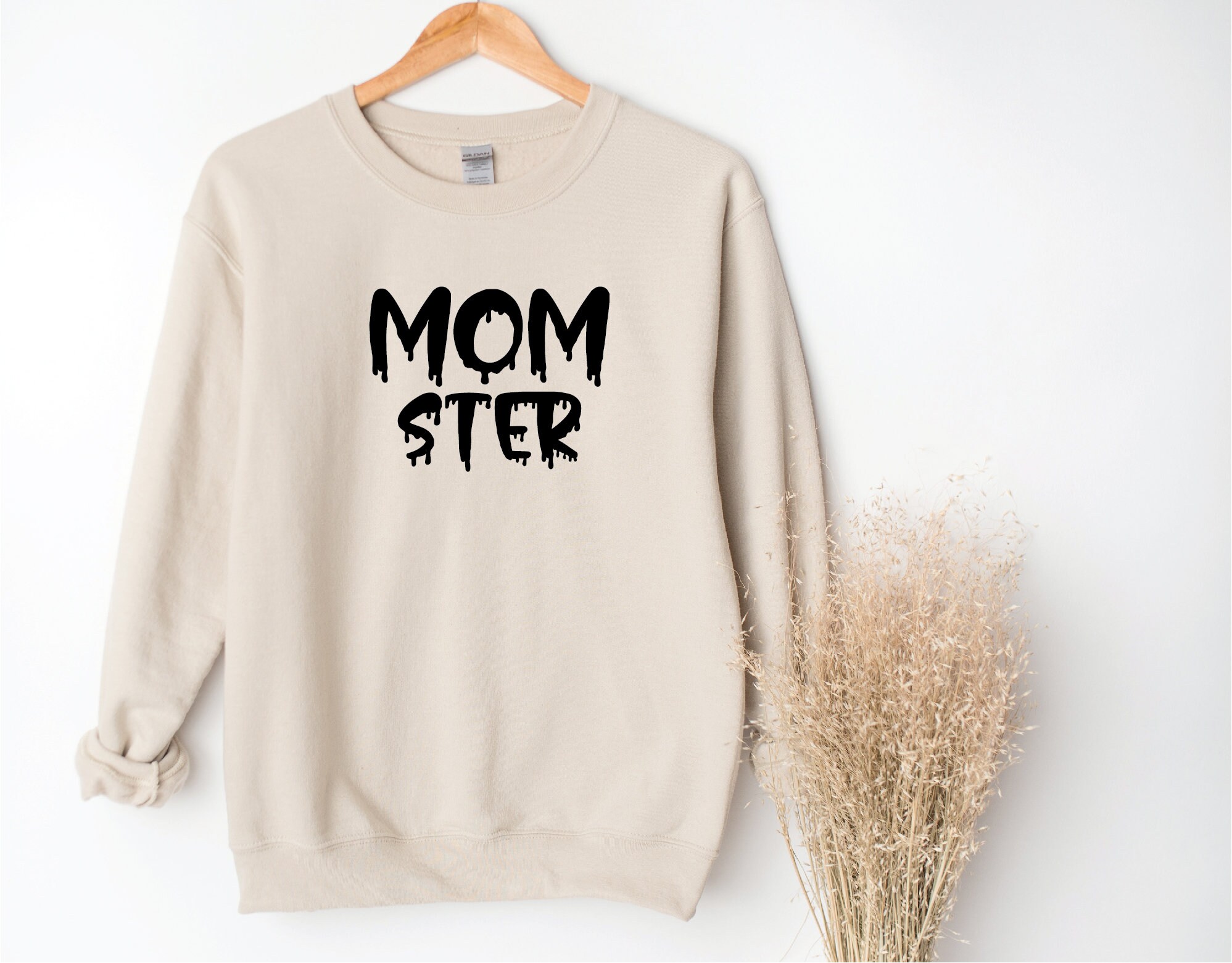 Momster: Funny Women's Halloween Sweatshirt & Sweater image 2