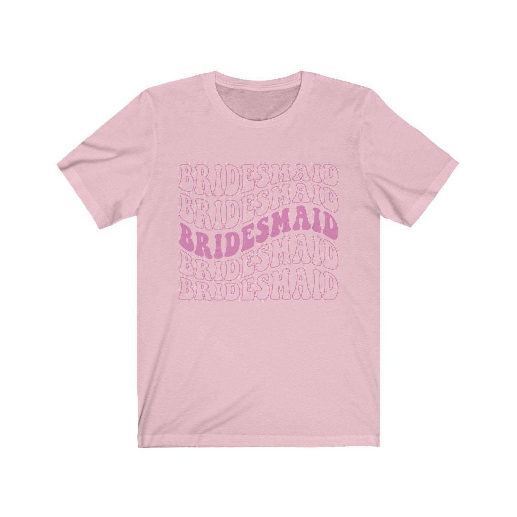 Chic Bridesmaid & Bachelorette Tees - Boho Retro Wedding image 3