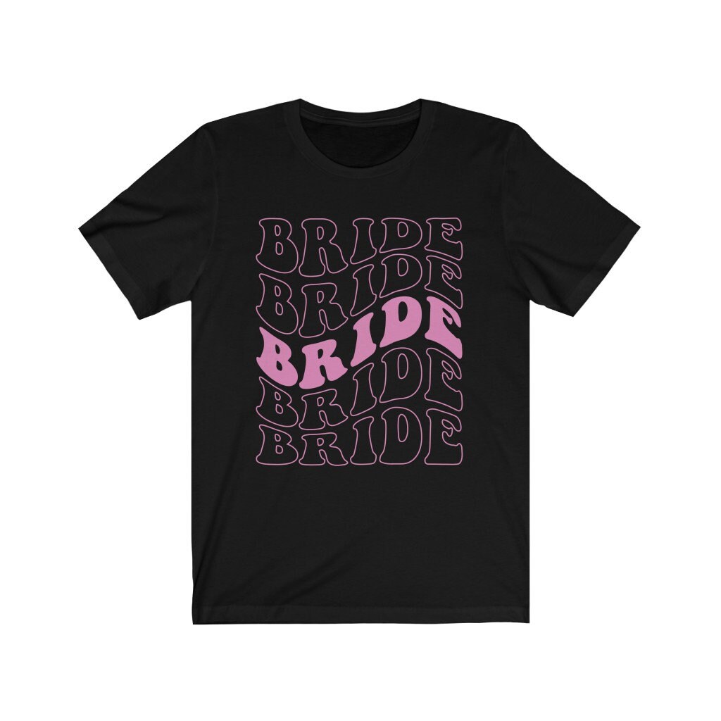 Retro & Boho Bride Shirt - Trendy Bachelorette Party Tee image 2