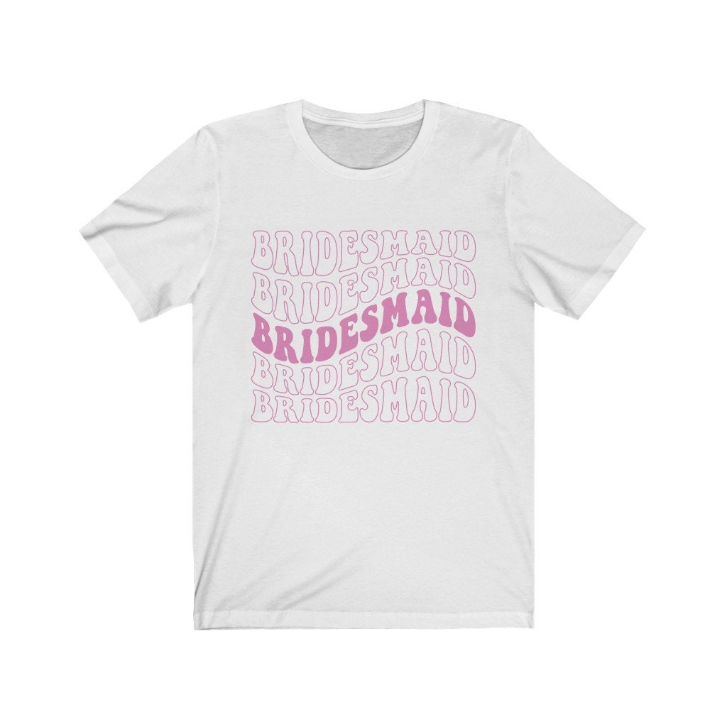 Chic Bridesmaid & Bachelorette Tees - Boho Retro Wedding image 1