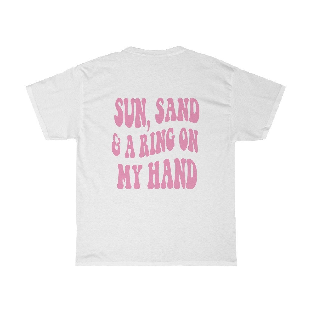 Sun & Sand: Retro Beach Bachelorette & Bride Shirt image 2