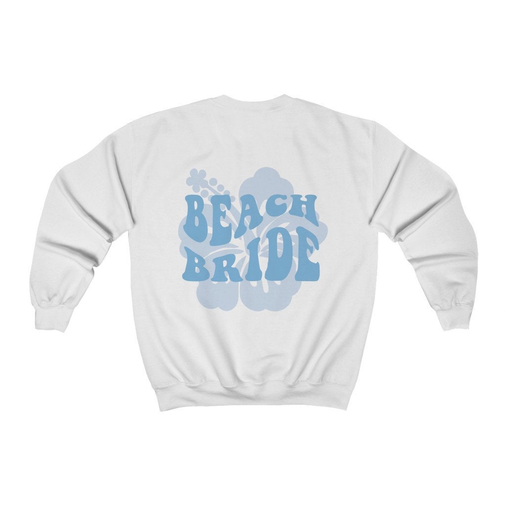 Retro Beach Bachelorette Sweatshirt - Bridesmaid Tropical Tee image 1