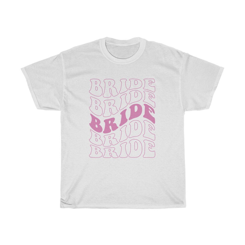 Boho Beach Bride Shirt - Retro Bachelorette & Wedding Tee image 1